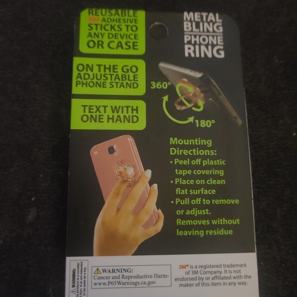 UNICORN Metal Bling Phone Ring - Picture 4 of 4